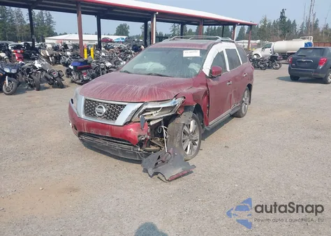 2015 Nissan Pathfinder Platinum from USA, damaged, VIN 5N1AR2MM7FC624657